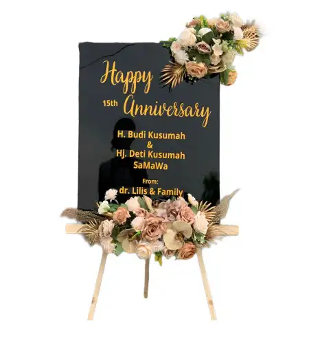 Papan Bunga Akrilik Cadang Pinggan